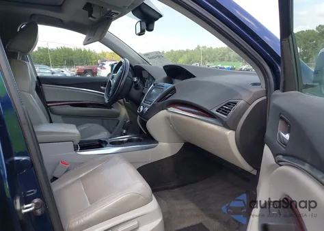 2015 Acura Mdx Technology Package from USA, damaged, VIN 5FRYD4H46FB007744